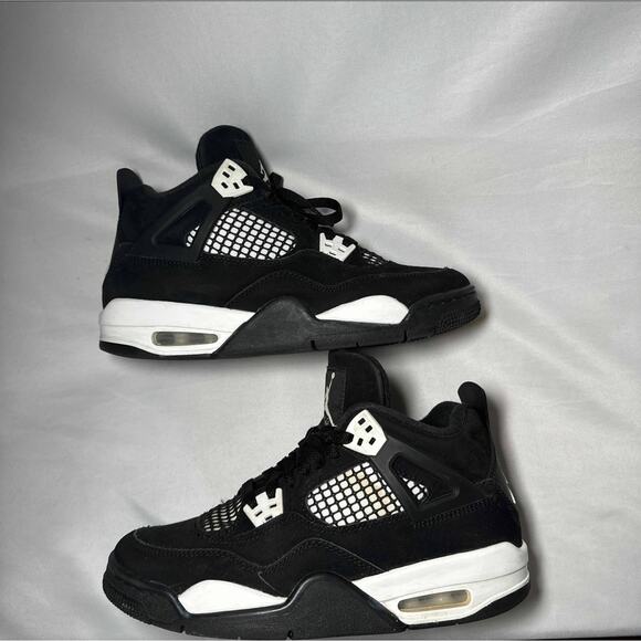 Size 6 - Nike Air Jordan 4 Retro GS White Thunder Men\'s Shoes Ships Now main image 8